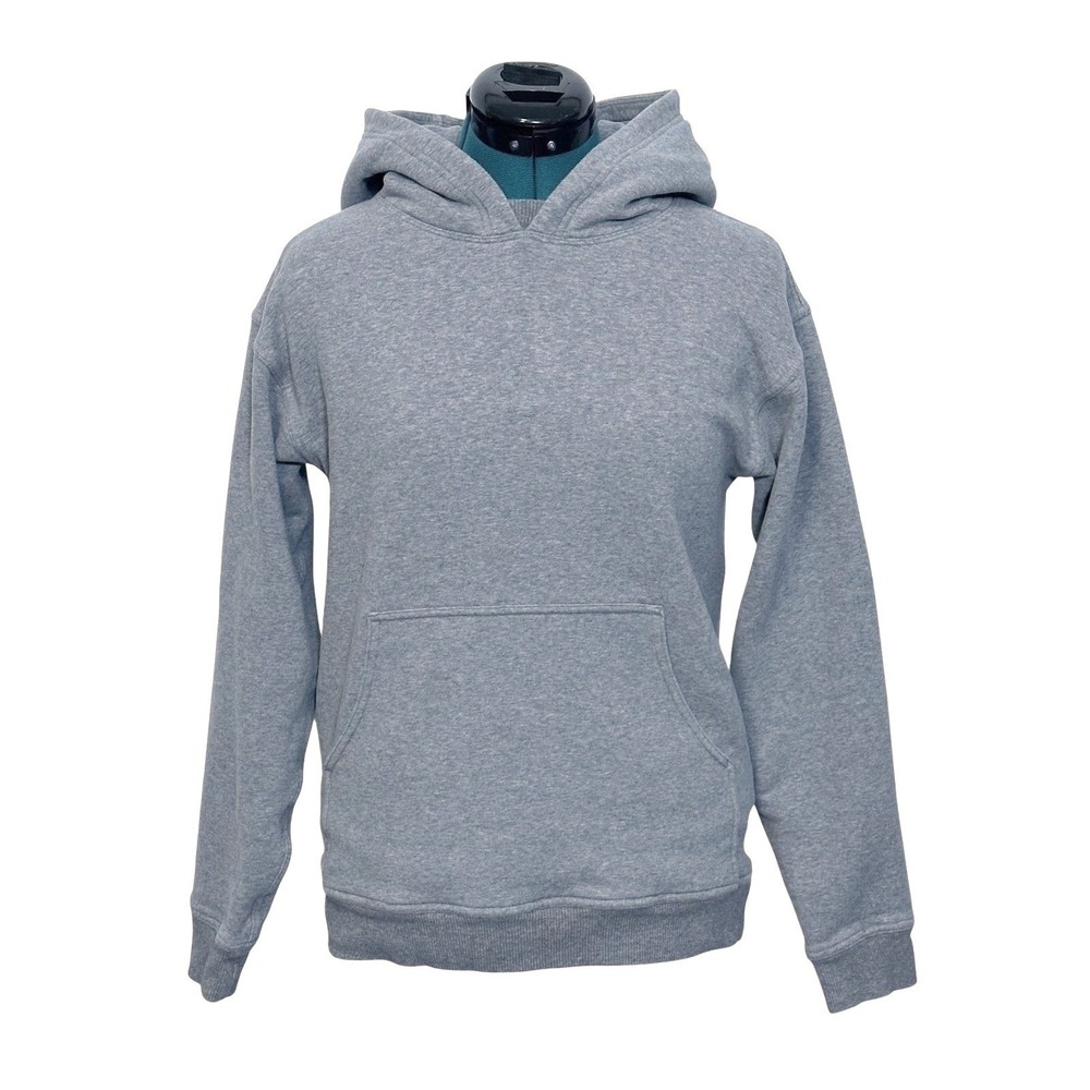 Lululemon Hoodie Womens Medium Gray Fleece Pullover Kangaroo Pocket Soft